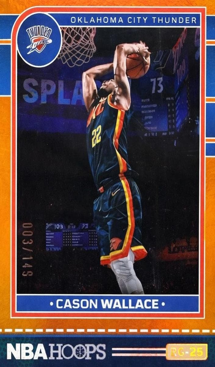 Cason Wallace 2024 panini Hoops