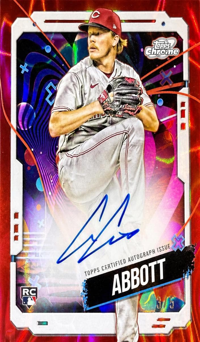 Andrew Abbott 2024 topps Topps Cosmic Chrome