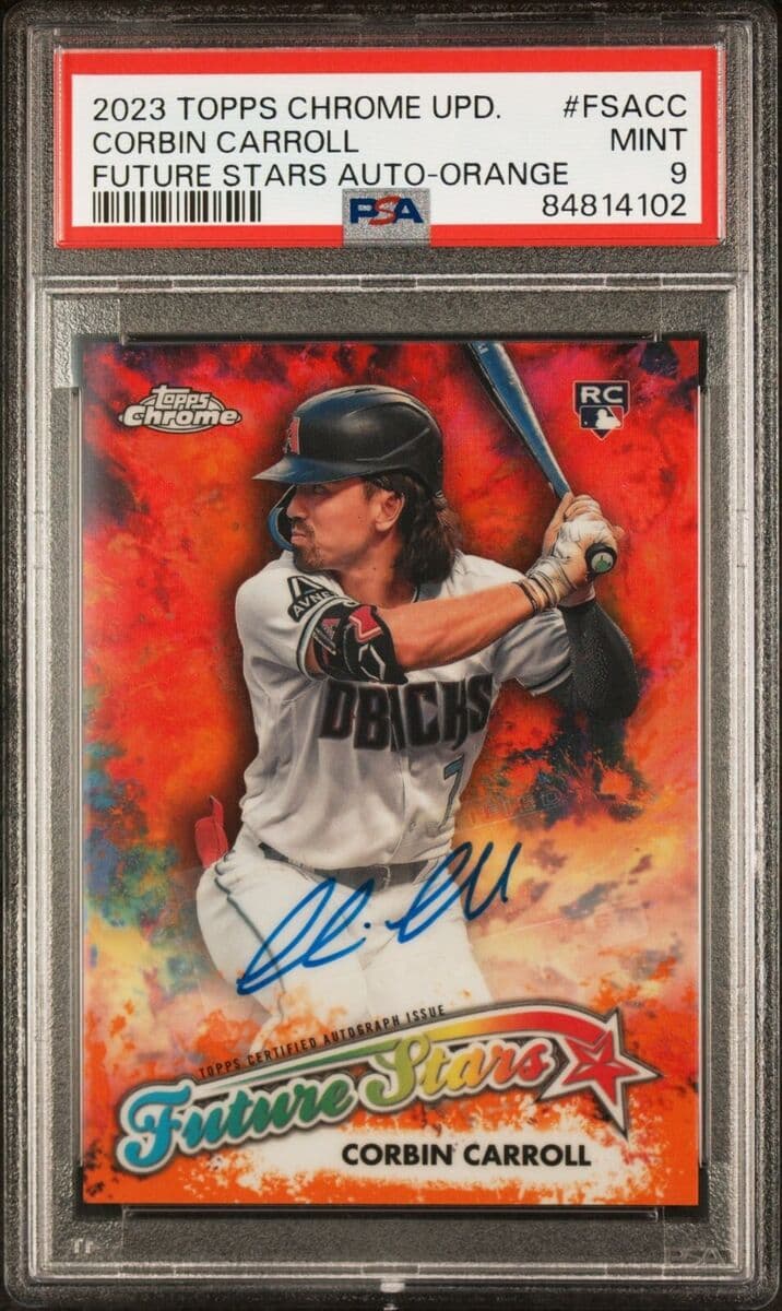 Corbin Carroll 2023 topps Topps Chrome Update