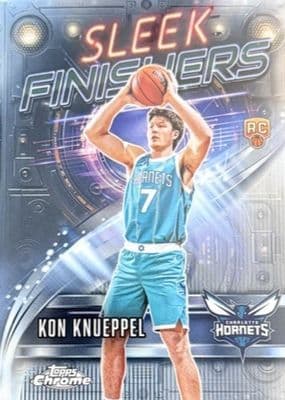 Kon Knueppel 2025 topps Topps Chrome Sleek Finishers