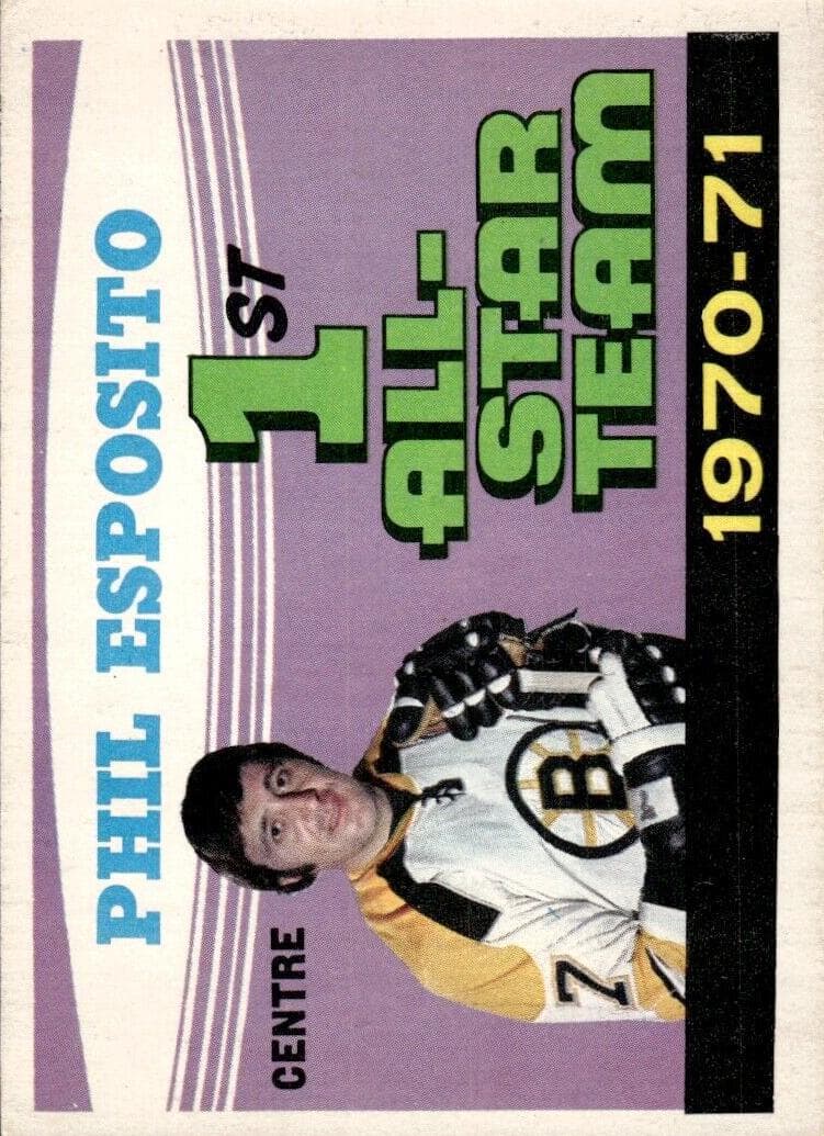 Phil Esposito 1971 topps O-Pee-Chee