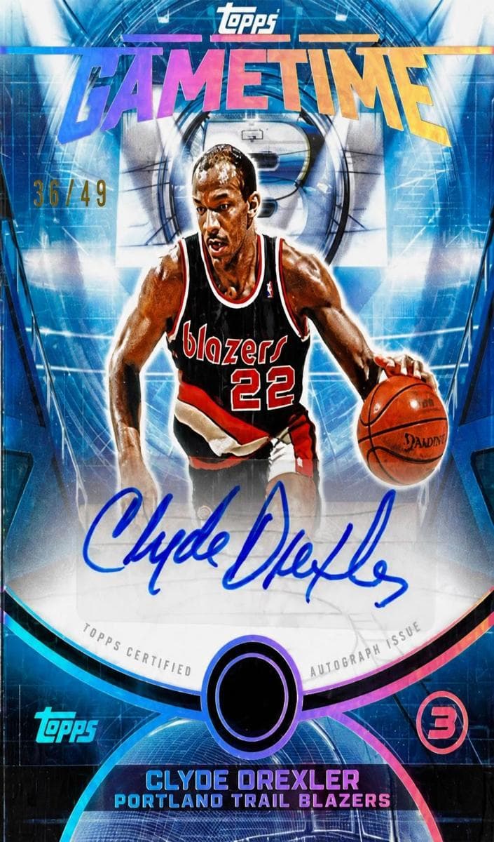 Clyde Drexler 2025 topps Topps 3