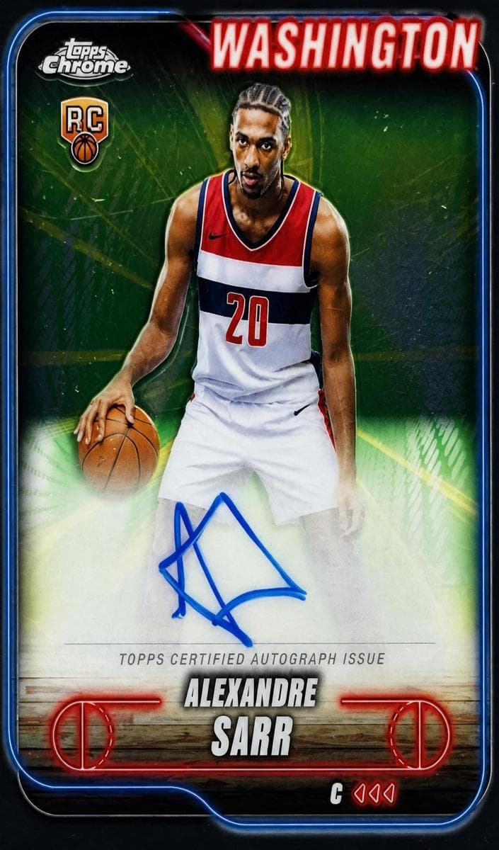 Alexandre Sarr 2024 topps Topps Chrome