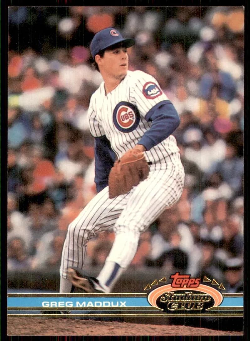 Greg Maddux 1991 unknown Stadium Club