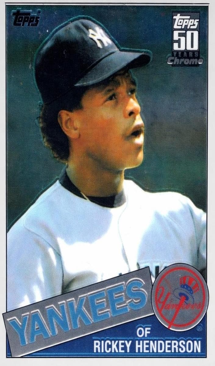Rickey Henderson 2001 topps Topps Traded & Rookies