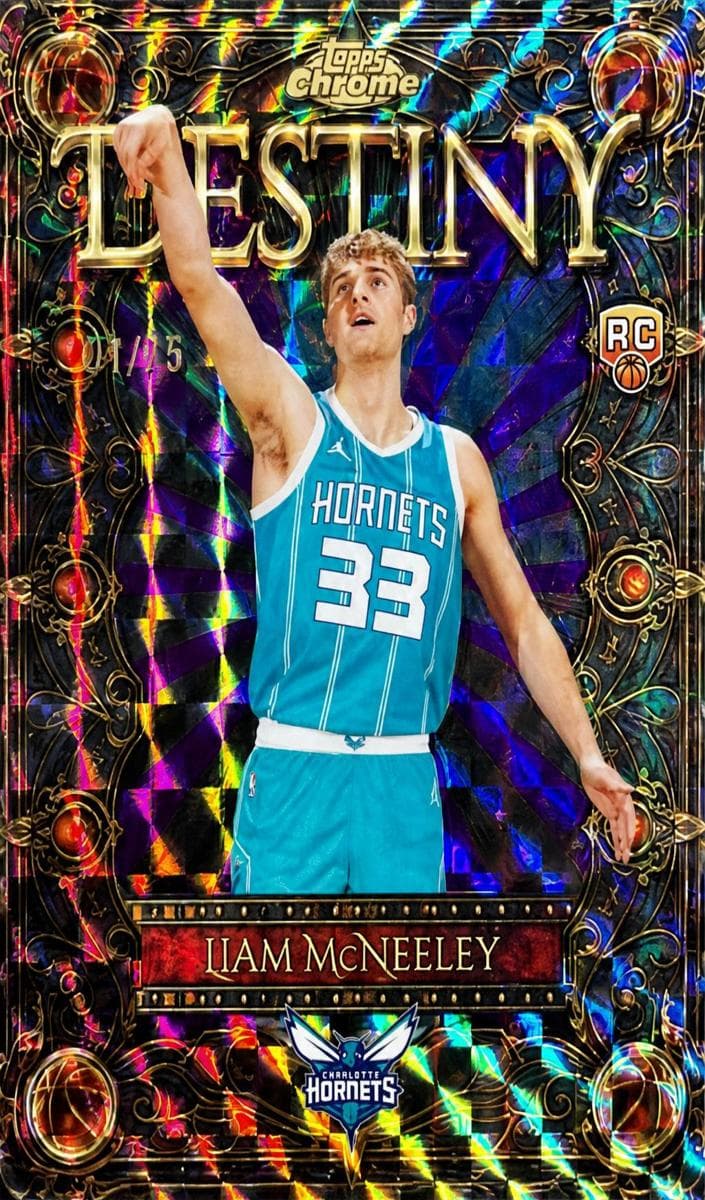 Liam McNeeley 2025 topps Topps Chrome