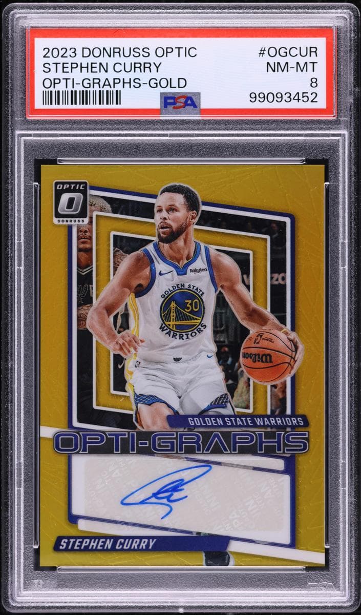 Stephen Curry 2023 panini Donruss Optic