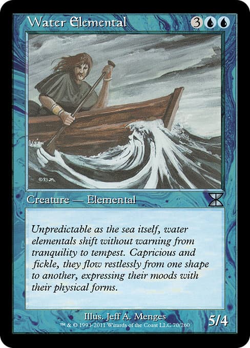 Water Elemental 1994 Magic: The Gathering