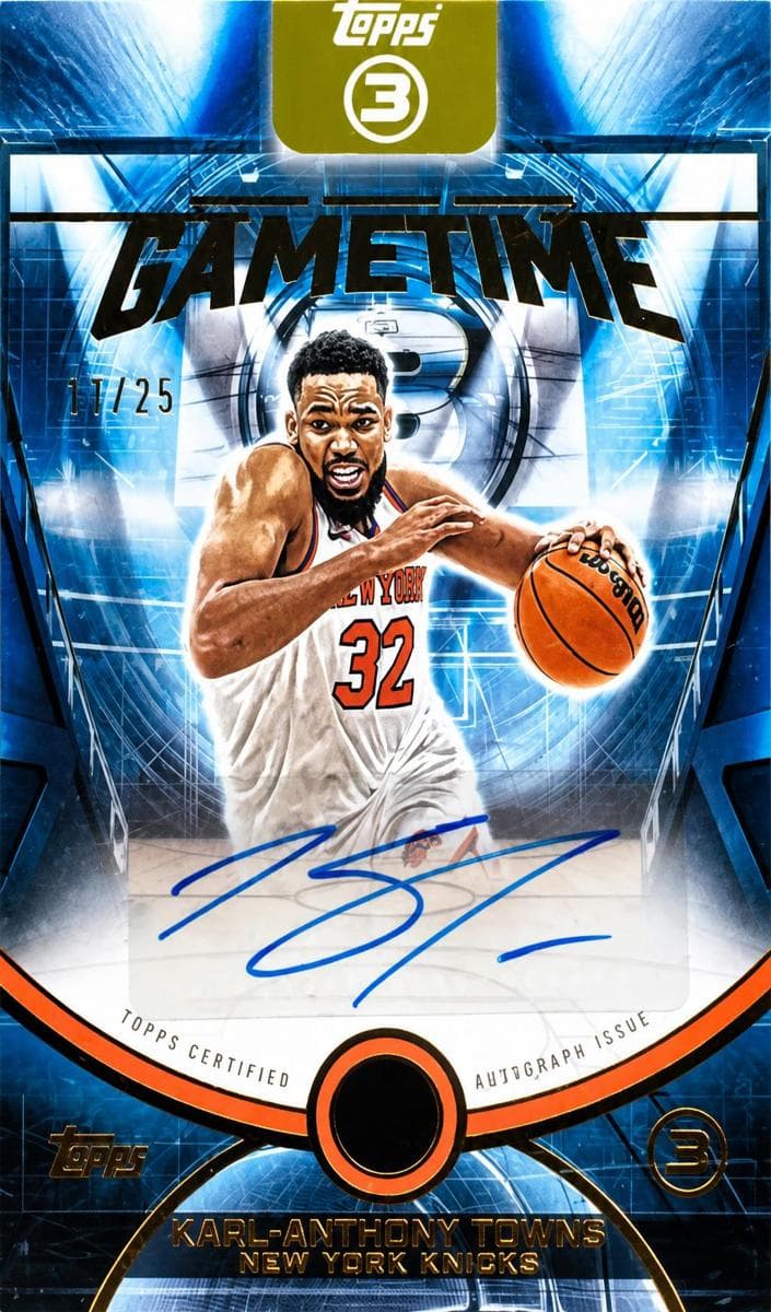 Karl-Anthony Towns 2025 topps Topps 3