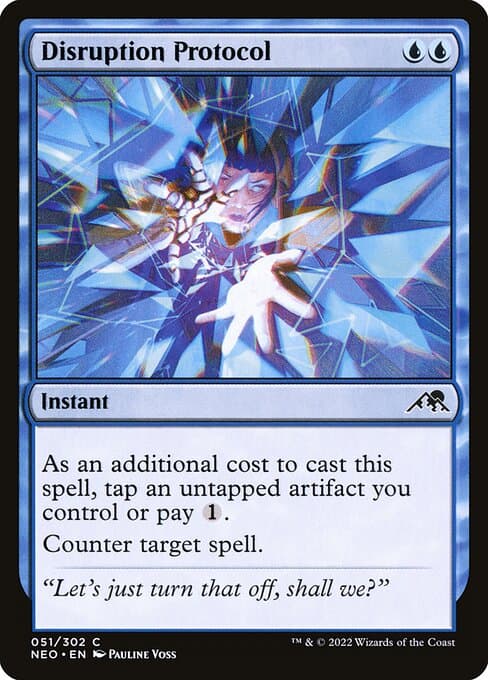 Disruption Protocol 2022 Magic: The Gathering Kamigawa: Neon Dynasty