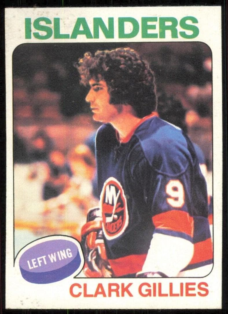 Clark Gillies 1975 topps Topps