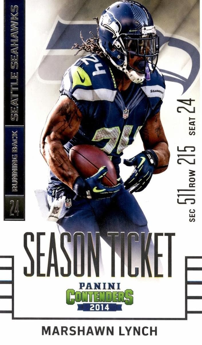 Marshawn Lynch 2014 panini Panini Contenders