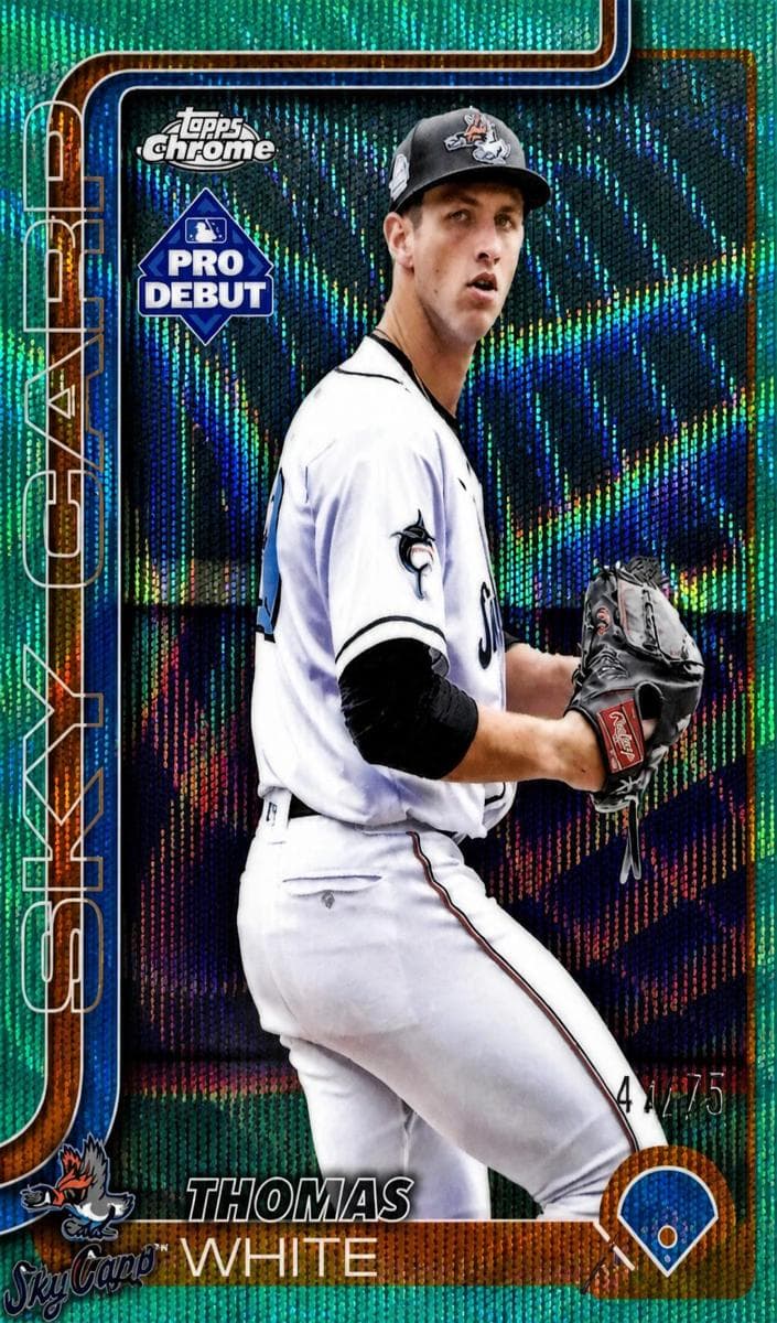 Thomas White 2025 topps Topps Pro Debut