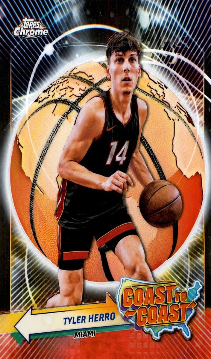 Tyler Herro 2023 topps Topps Chrome