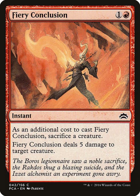 Fiery Conclusion 2005 Magic: The Gathering Ravnica