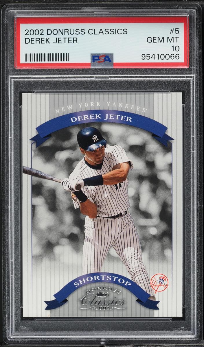 Derek Jeter 2002 panini Donruss Classics