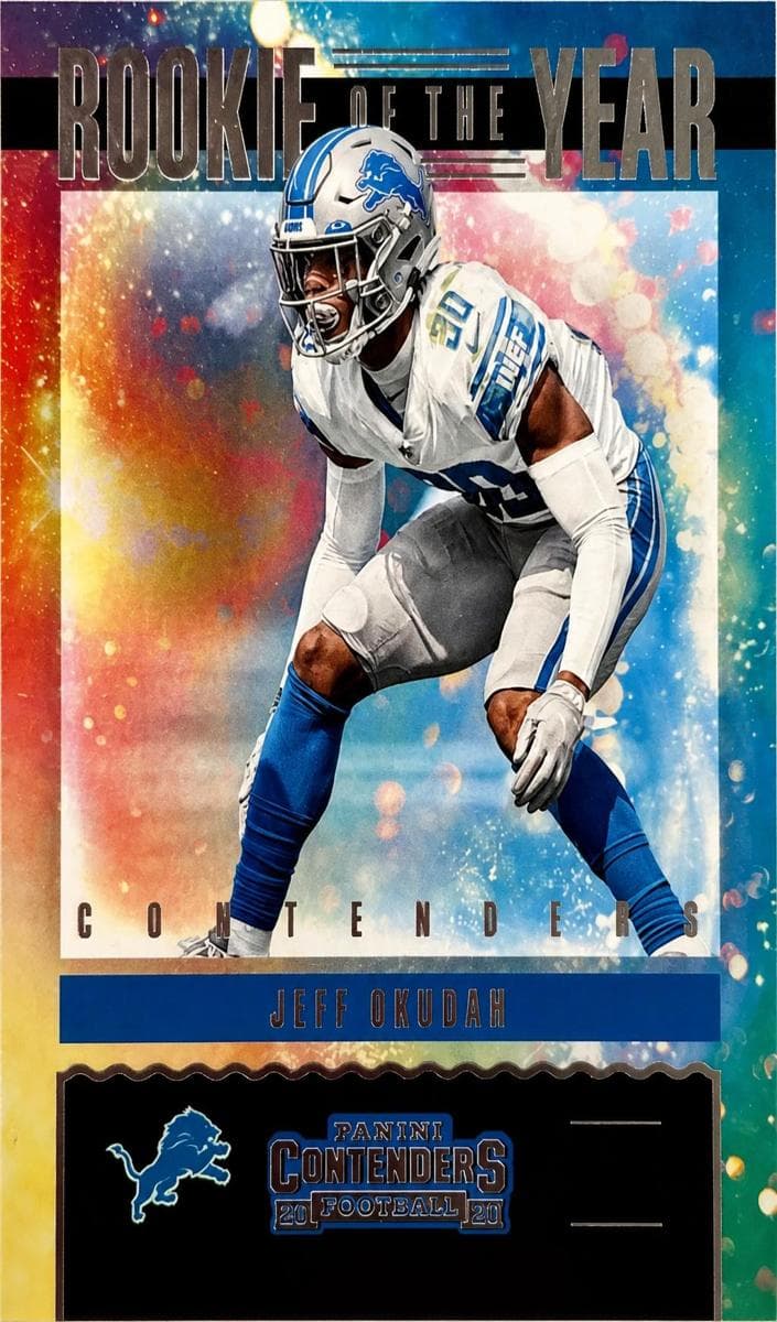 Jeff Okudah 2020 panini Panini Contenders