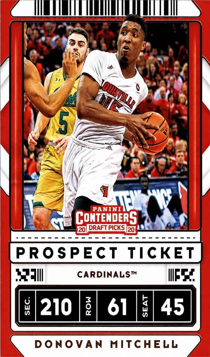 Donovan Mitchell 2020 panini Panini Contenders Draft Picks