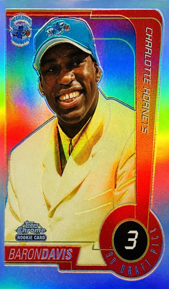 Baron Davis 1999 topps Topps Chrome
