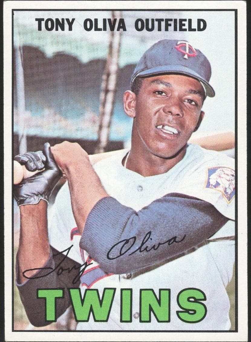 Tony Oliva 1967 topps Topps