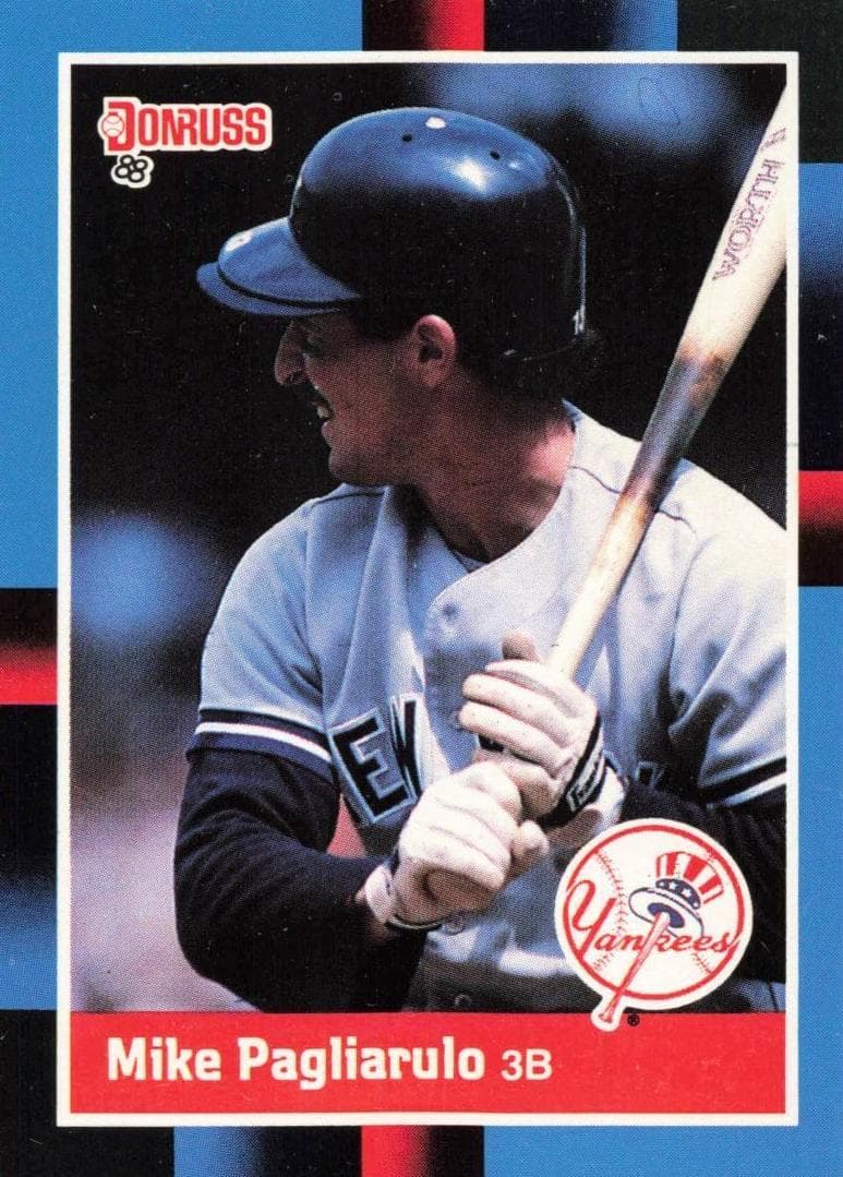 Mike Pagliarulo 1988 panini Donruss