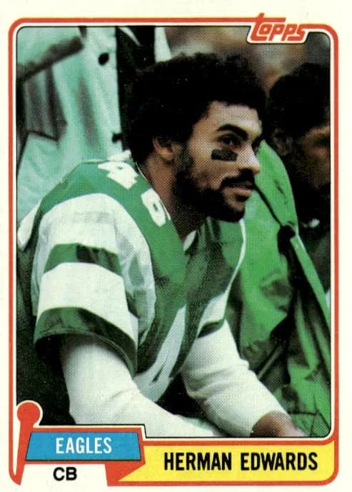 Herman Edwards 1981 topps Topps