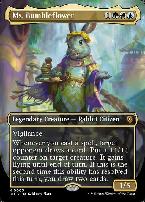 Ms. Bumbleflower 2024 Magic: The Gathering Bloomburrow Commander