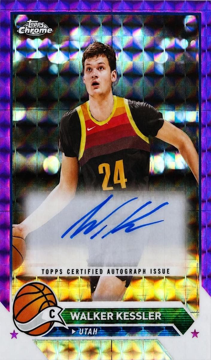 Walker Kessler 2023 topps Topps Chrome Sapphire Edition