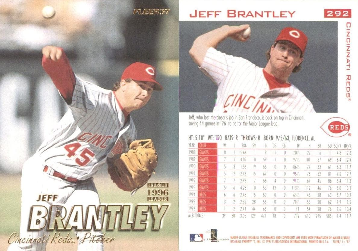 Jeff Brantley 1997 fleer Fleer