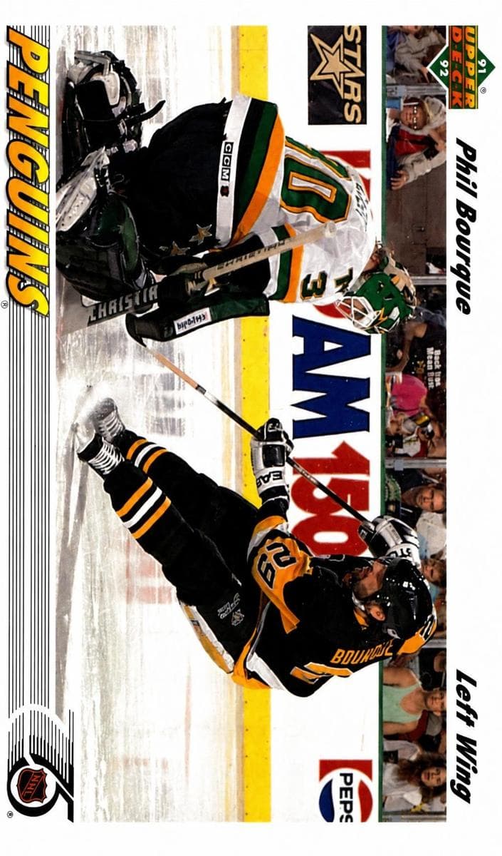 Phil Bourque 1991 upper-deck Upper Deck