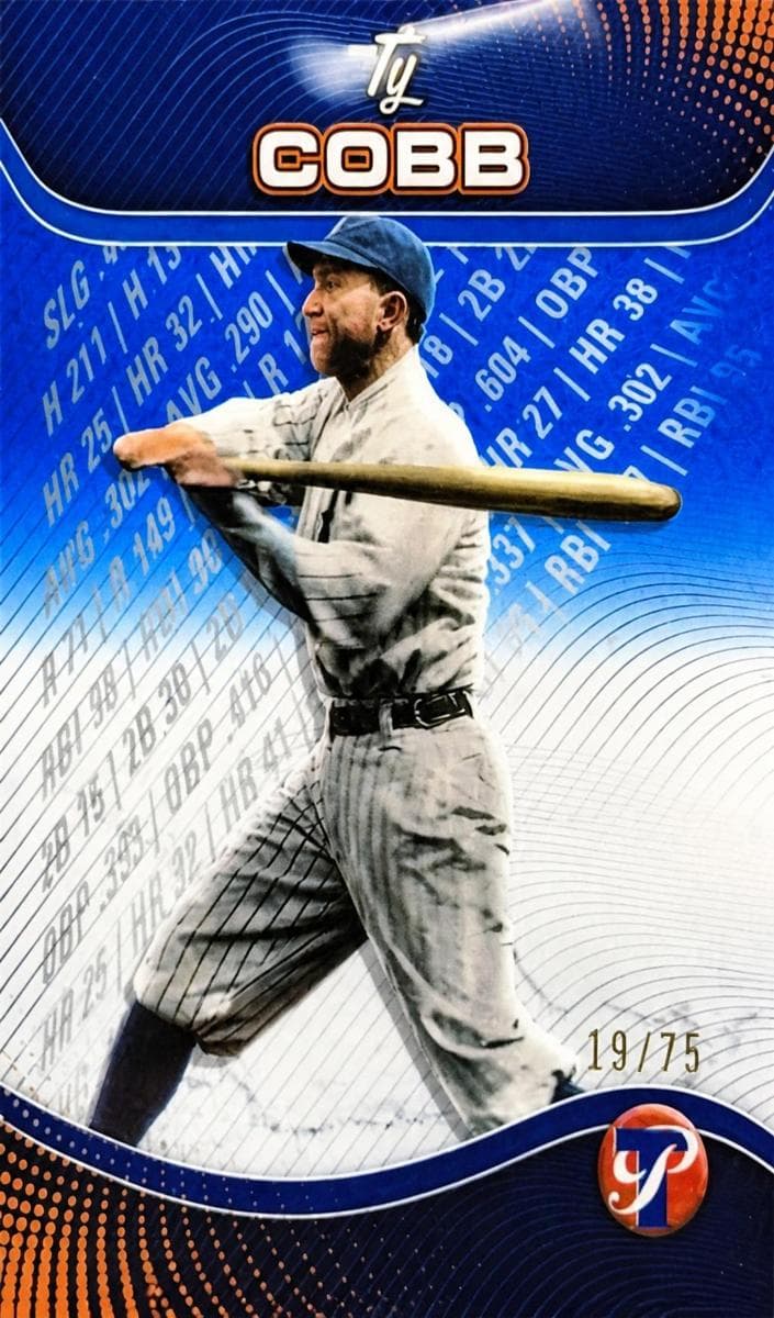 Ty Cobb trading card