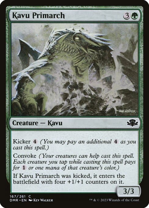 Kavu Primarch 2023 Magic: The Gathering Dominaria Remastered