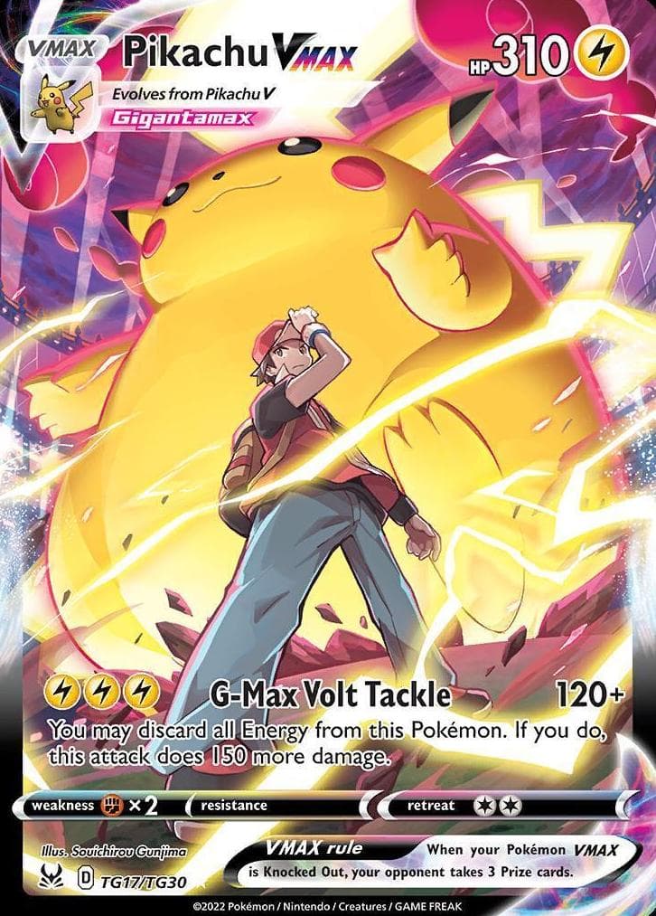 Pikachu VMAX trading card