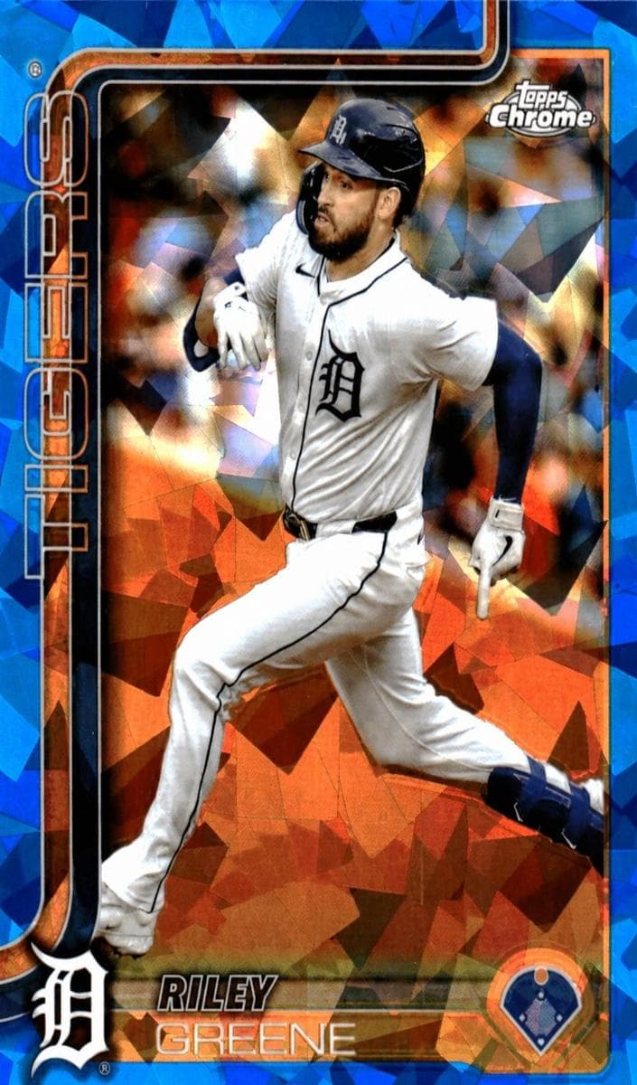 Riley Greene 2025 topps Topps Chrome Sapphire