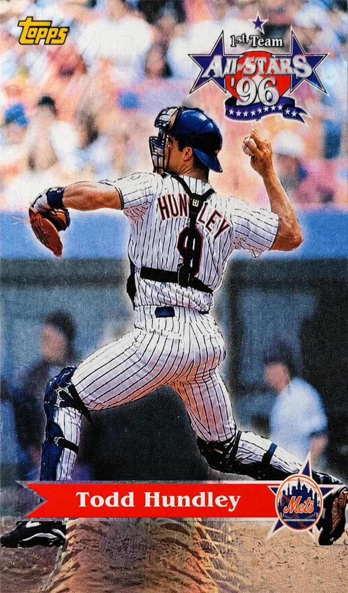 Todd Hundley 1997 topps Topps Chrome