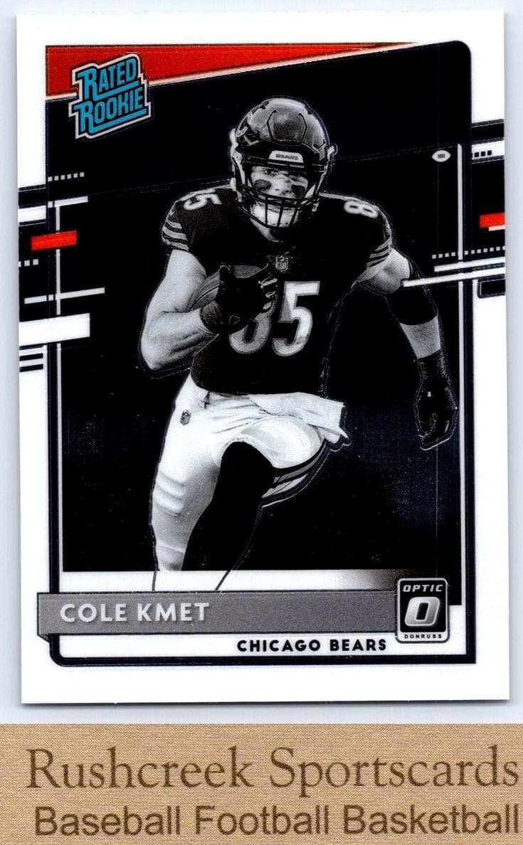 Cole Kmet 2020 panini Donruss Optic