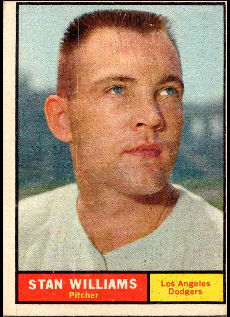 Stan Williams 1961 topps Topps