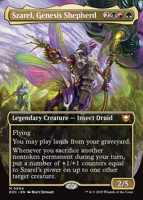 Szarel, Genesis Shepherd 2025 Magic: The Gathering Edge of Eternities Commander Borderless