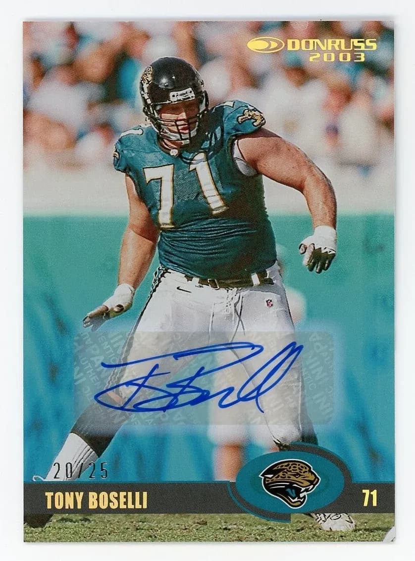 Tony Boselli 2023 panini Donruss