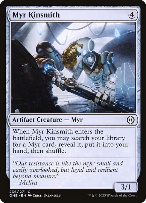 Myr Kinsmith 2023 Magic: The Gathering Phyrexia: All Will Be One