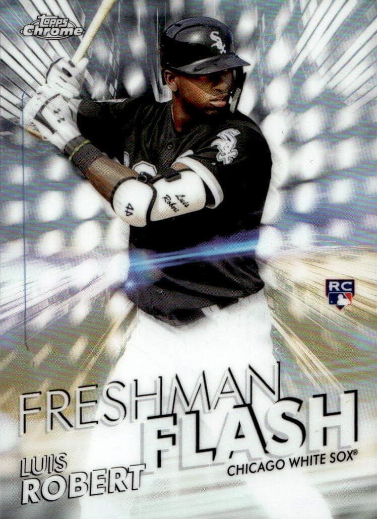 Luis Robert 2020 topps Chrome Freshman Flash