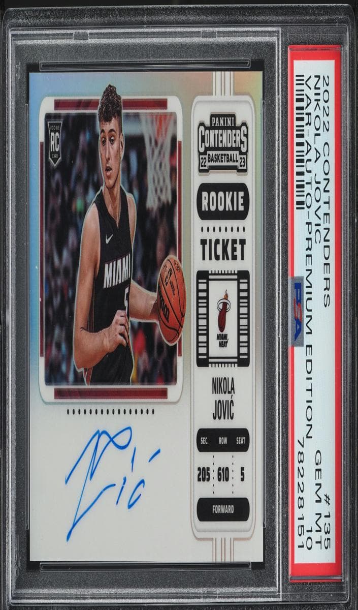 Nikola Jovic 2022 panini Panini Contenders