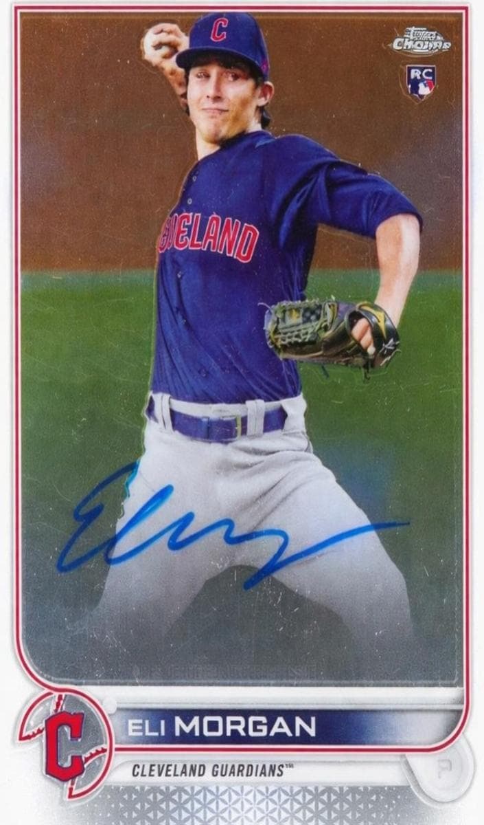 Eli Morgan 2022 topps Topps Chrome