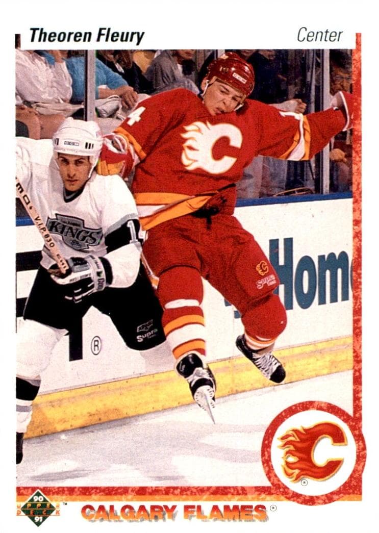 Theoren Fleury 1990 upper-deck Upper Deck