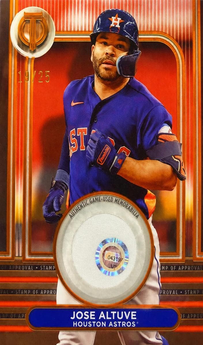 Jose Altuve 2024 topps Topps Tribute
