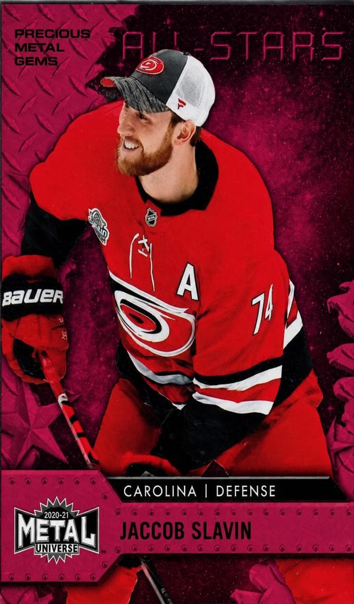 Jaccob Slavin 2020 fleer SkyBox Metal Universe