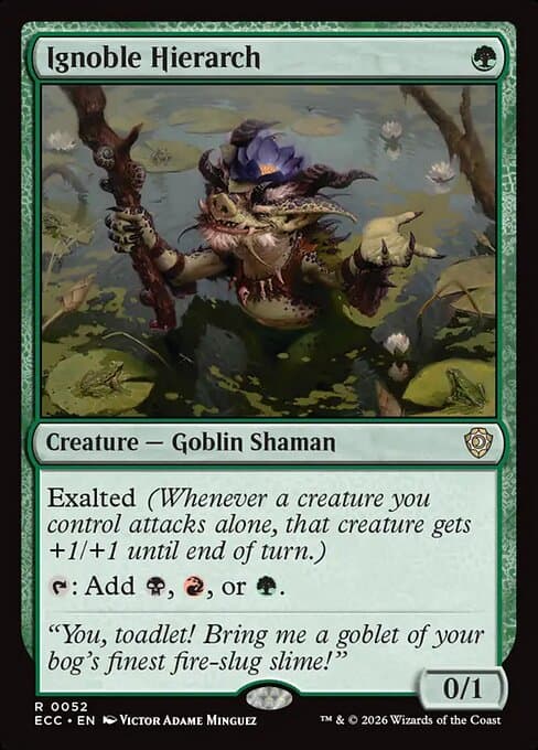 Ignoble Hierarch 2021 Magic: The Gathering
