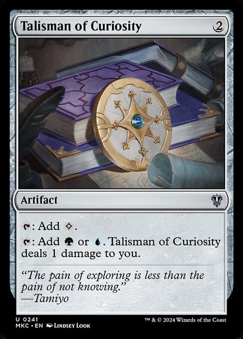 Talisman of Curiosity 2025 Magic: The Gathering Aetherdrift Commander