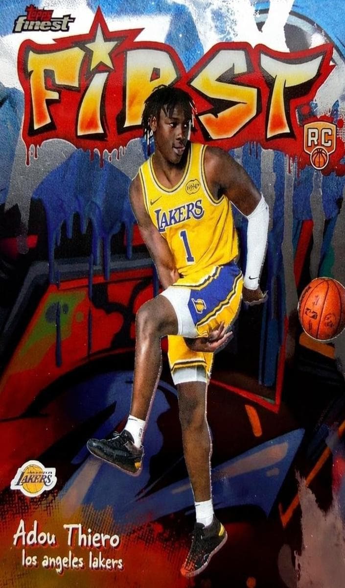Adou Thiero 2025 topps Topps Finest