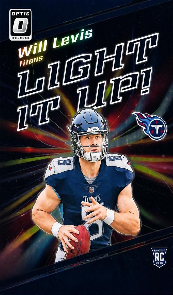Will Levis 2023 panini Donruss Optic